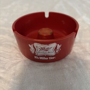 Vintage Miller‎ Highlife Red Ashtray
